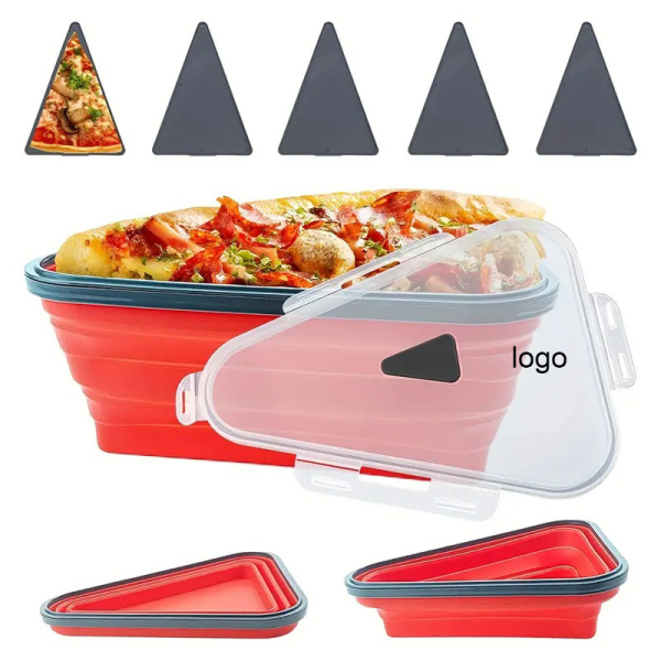 Collapsible Silicone Pizza Storage Container
