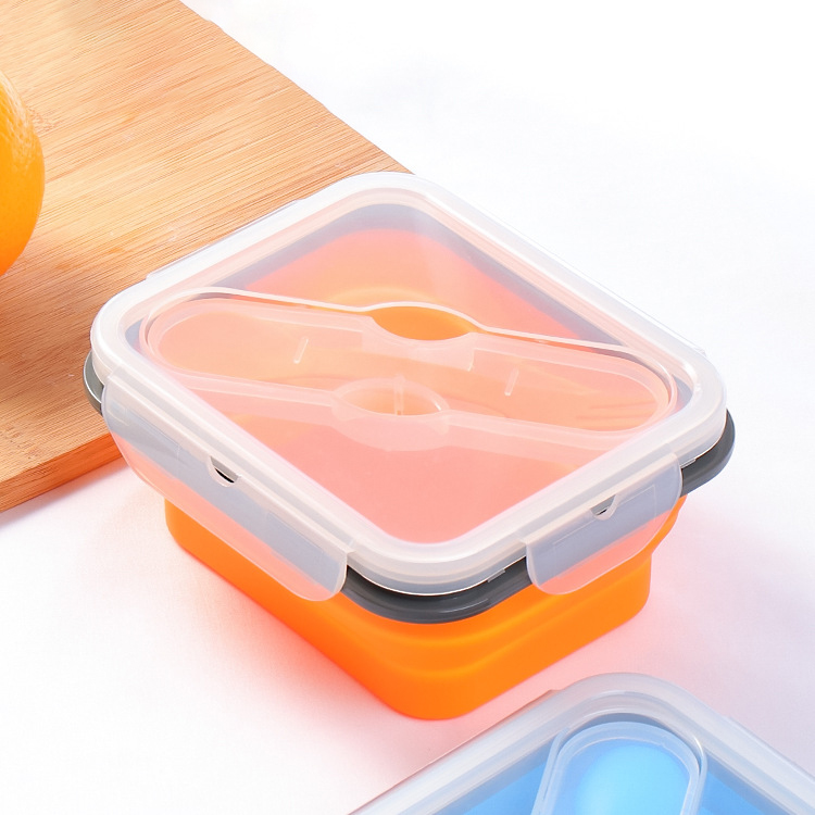 24oz Collapsible Silicone Lunch Box