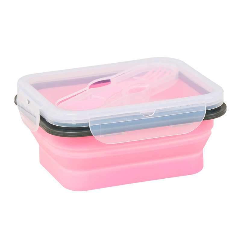 24oz Collapsible Silicone Lunch Box
