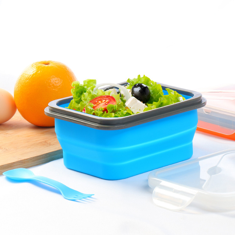 24oz Collapsible Silicone Lunch Box