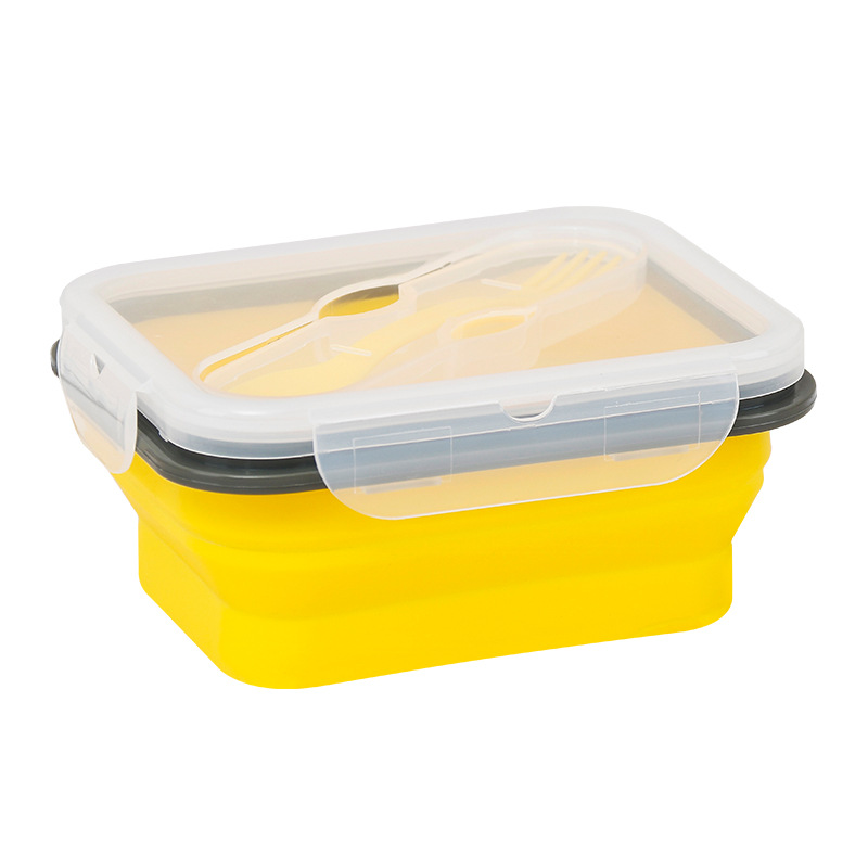 24oz Collapsible Silicone Lunch Box