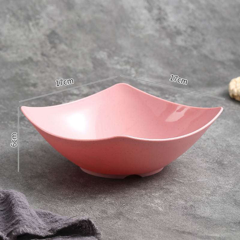 Square Wave-Edge Bowl