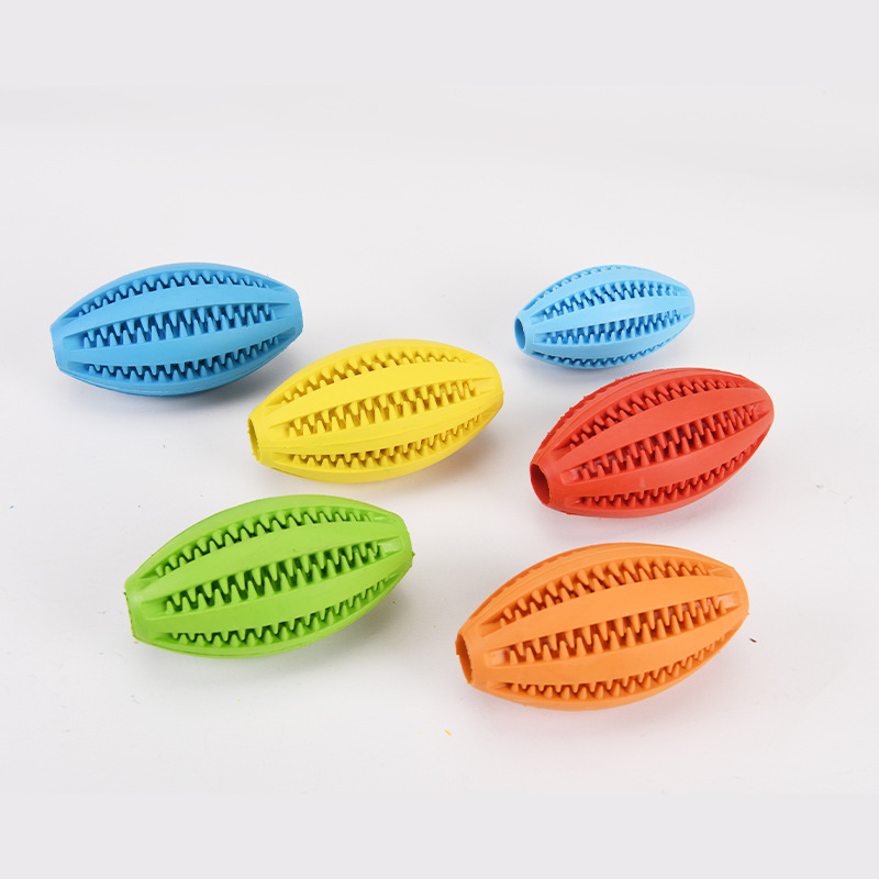 Rubber Football Dog Chew Toy