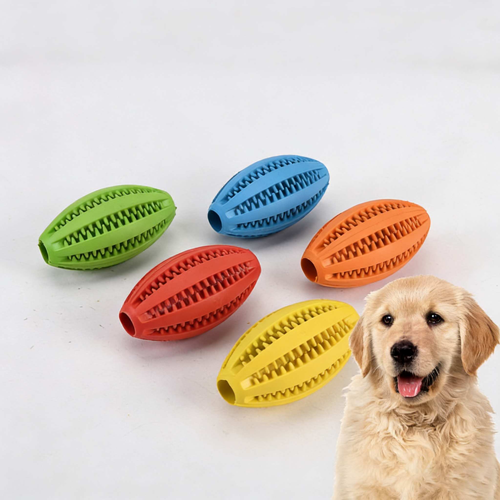 Rubber Football Dog Chew Toy