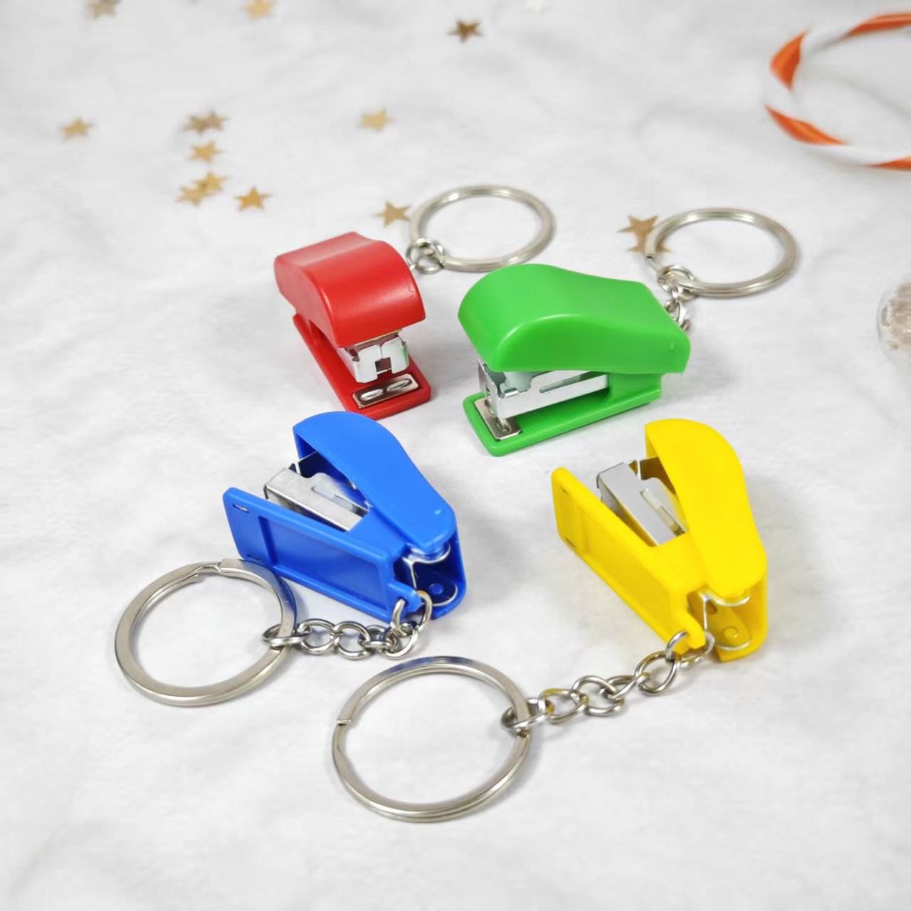 Mini Stapler Keychain