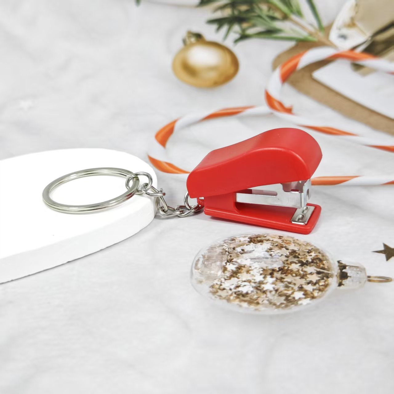 Mini Stapler Keychain