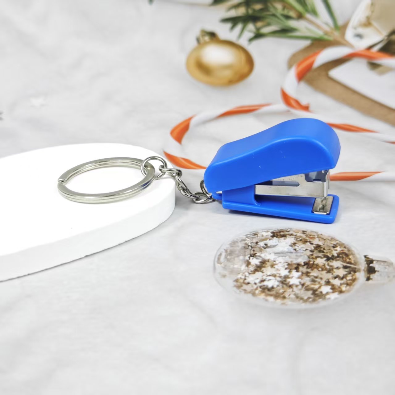Mini Stapler Keychain