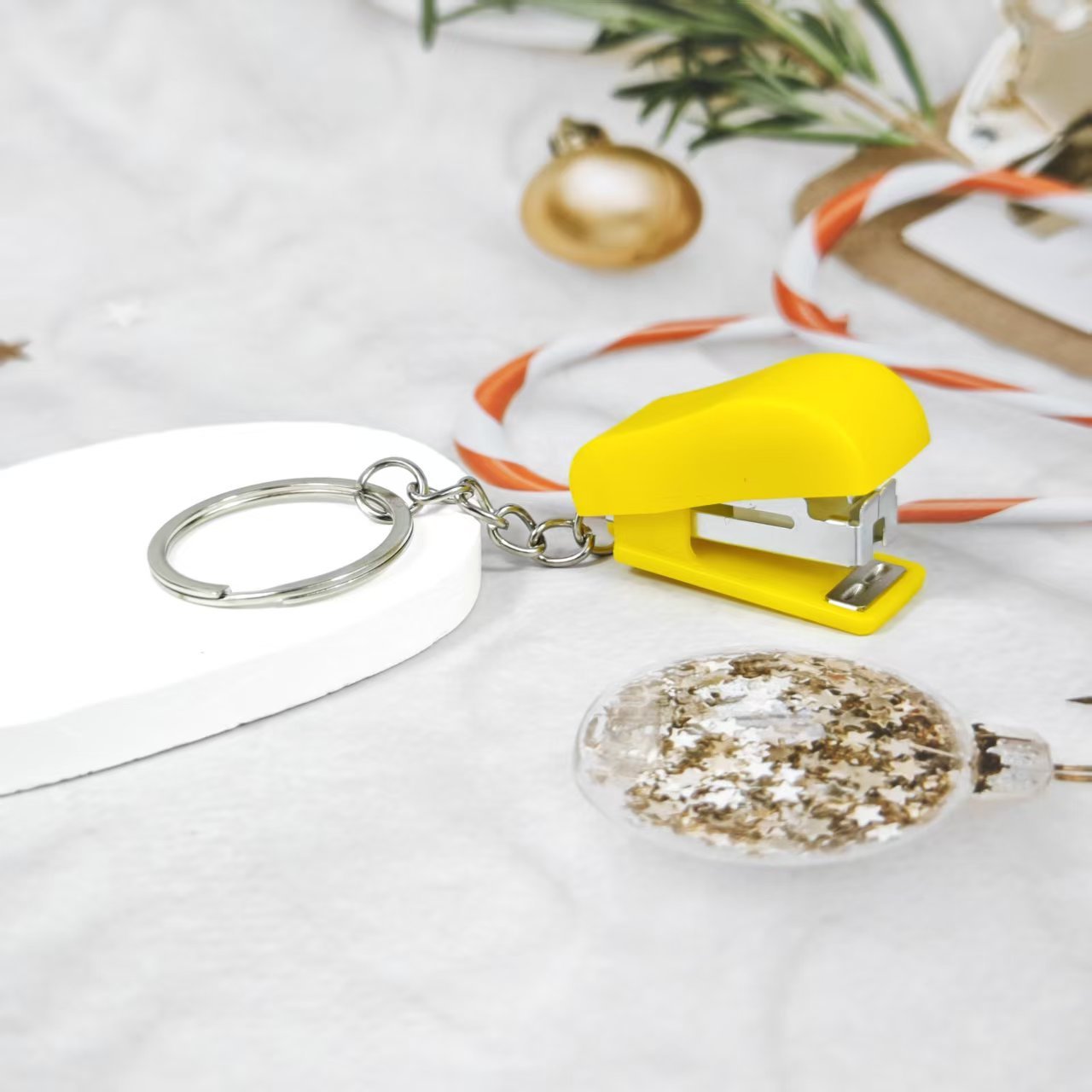 Mini Stapler Keychain