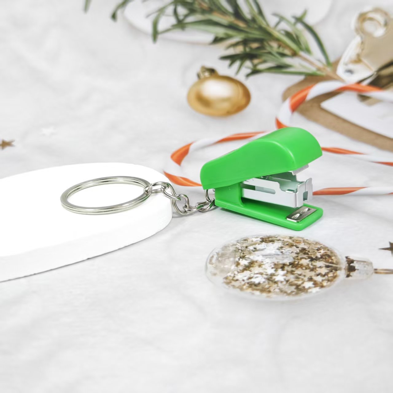 Mini Stapler Keychain