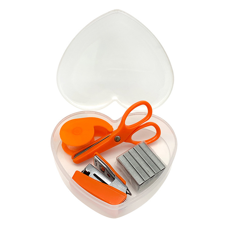 Heart-Shaped Mini Stationery Combo Set