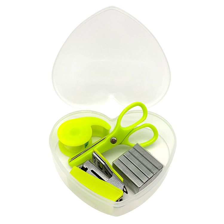 Heart-Shaped Mini Stationery Combo Set