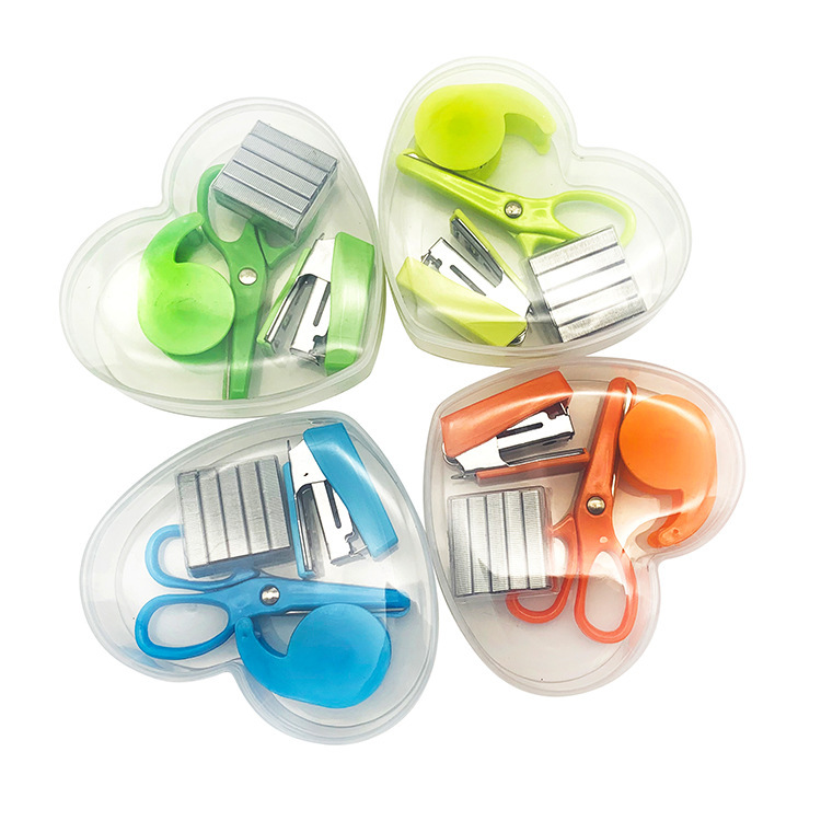 Heart-Shaped Mini Stationery Combo Set