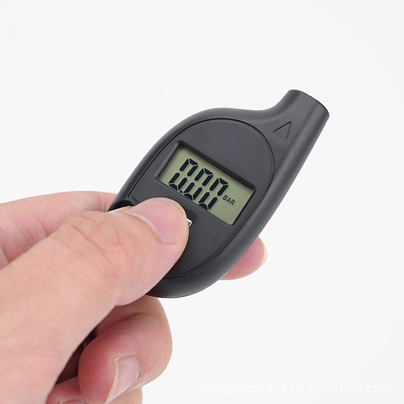 Mini Digital Tire Pressure Gauge Keychain
