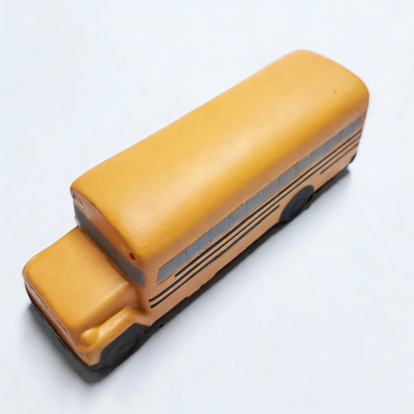 School Bus Shaped PU Stress Toy