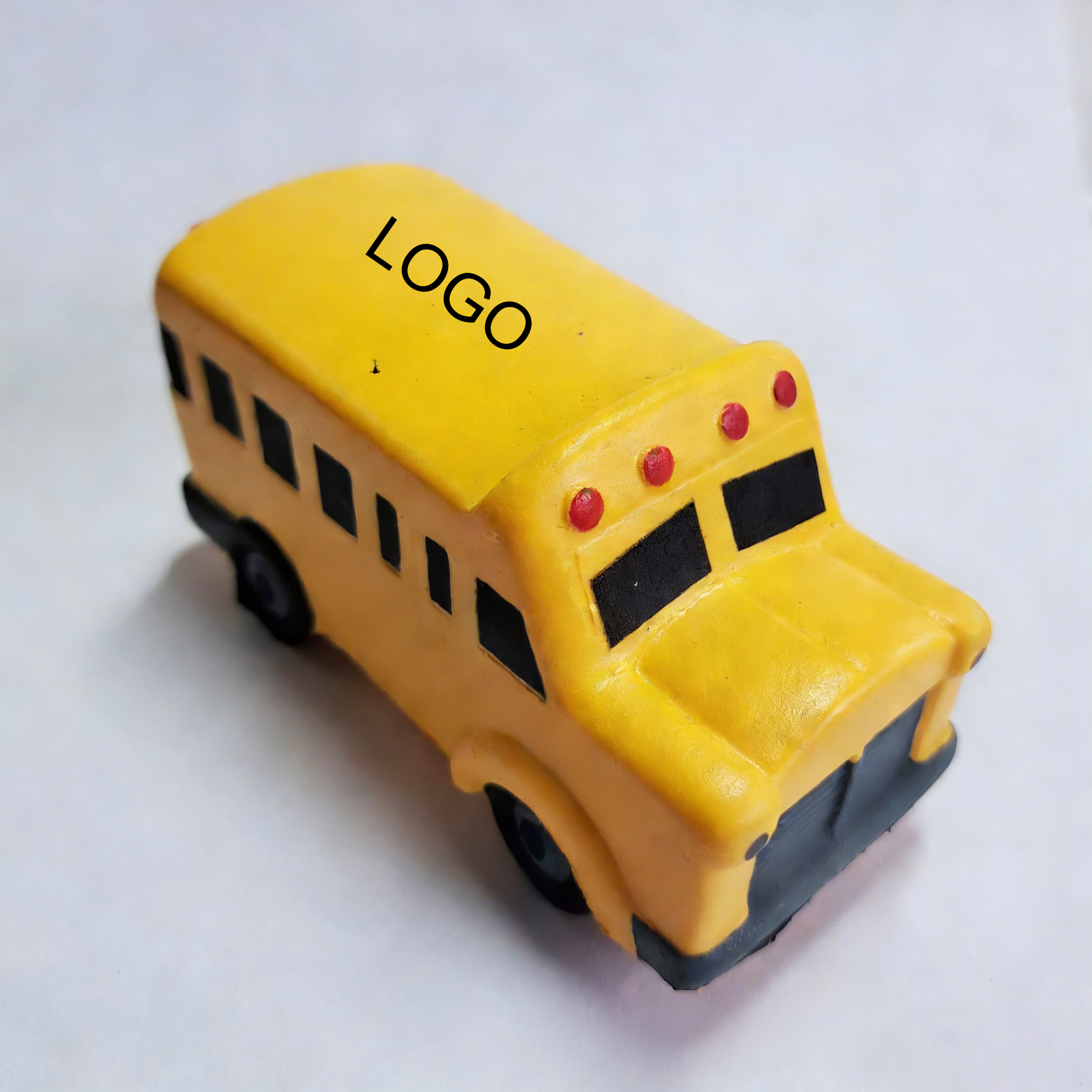 School Bus Shaped PU Stress Ball