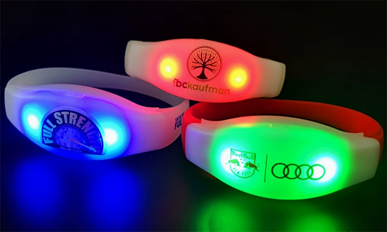 Sound-controlled LED Wristband