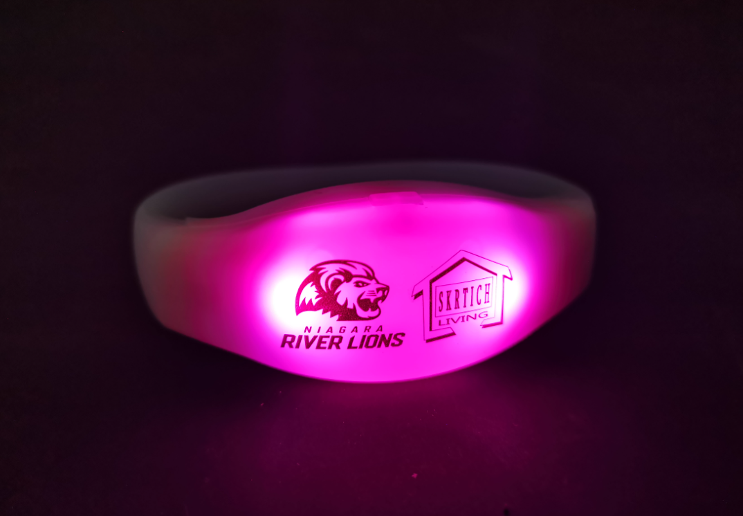 Sound-controlled LED Wristband
