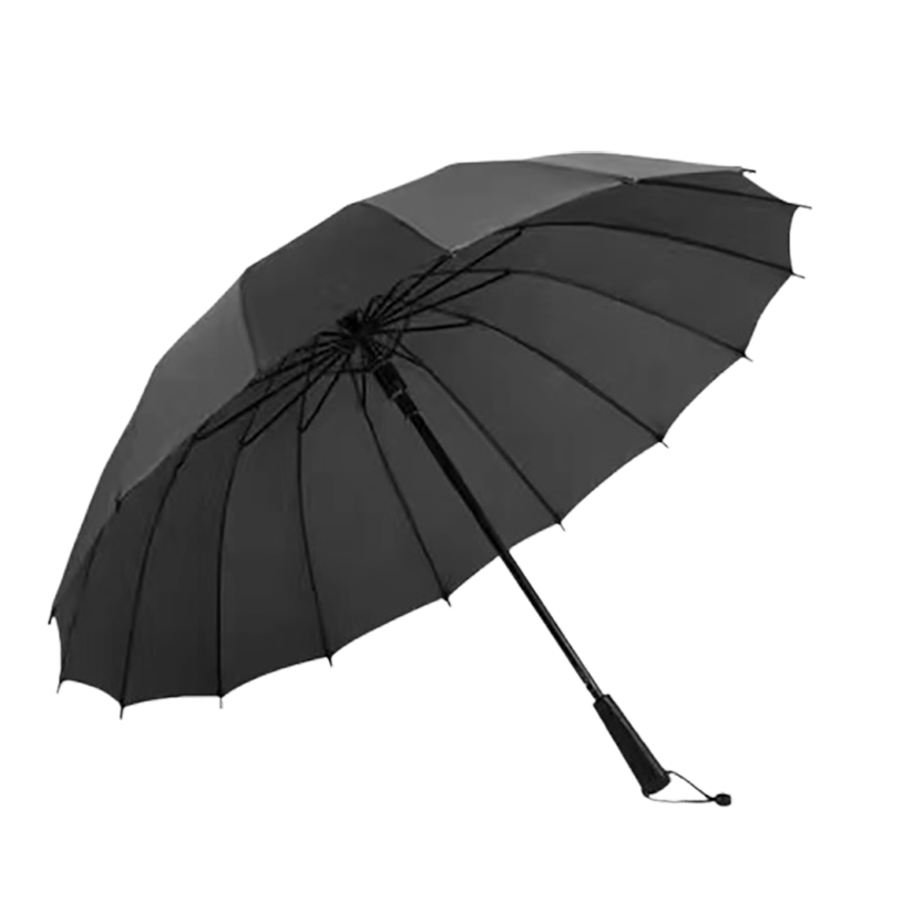 22-inch 16-Bone Long-Handled Umbrella