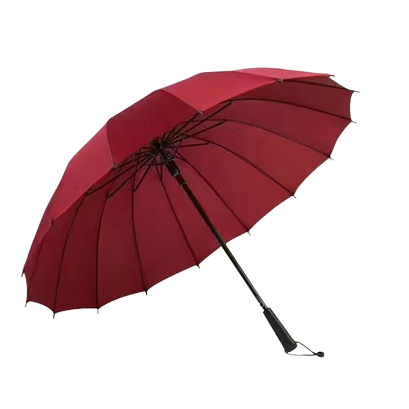 22-inch 16-Bone Long-Handled Umbrella