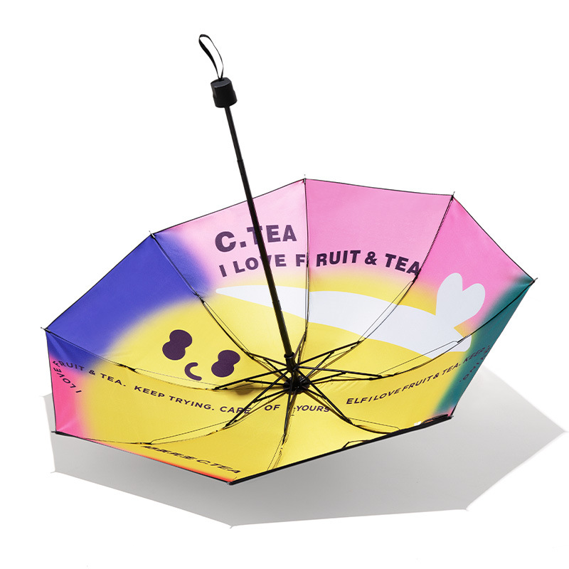 22-inch 8-Bone Manual Folding Umbrella