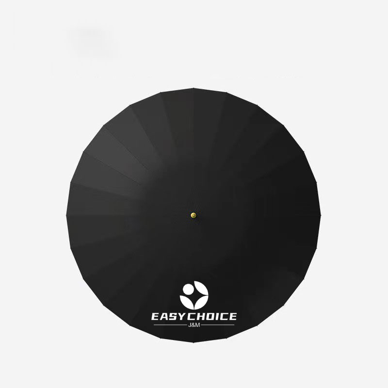 24-Bone Large Umbrella with Straight Handle