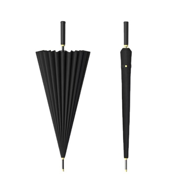 24-Bone Large Umbrella with Straight Handle