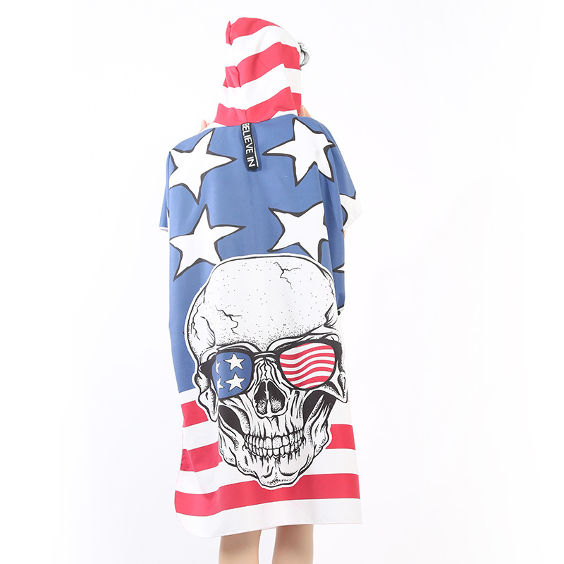 Microfiber Adult Hooded Bathrobe