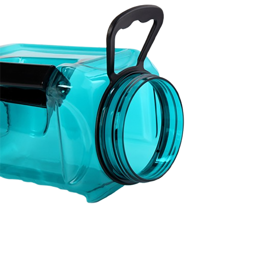 81 Oz Large Capacity Square Plastic Bottle With Handle