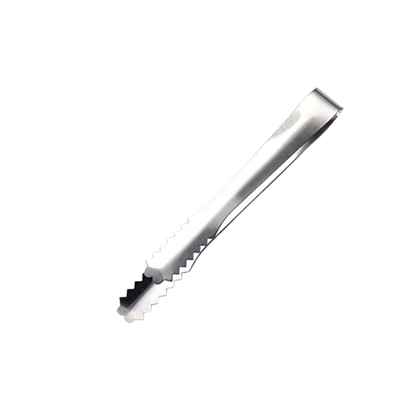 Stainless Steel Serrated Ice Tongs