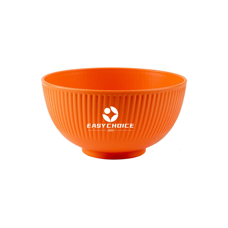 Vertical Stripe Plastic Bowl