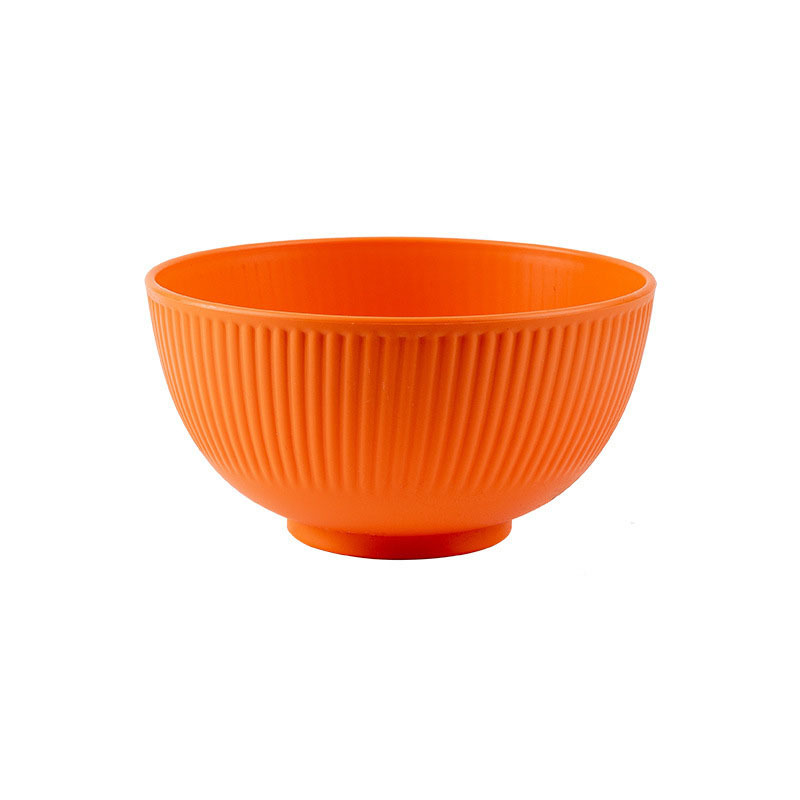 Vertical Stripe Plastic Bowl