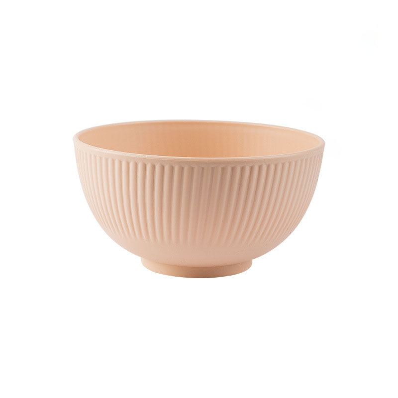 Vertical Stripe Plastic Bowl