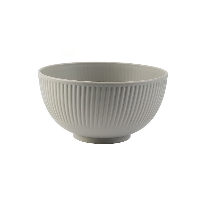 Vertical Stripe Plastic Bowl