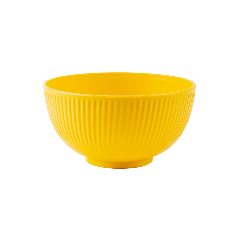 Vertical Stripe Plastic Bowl