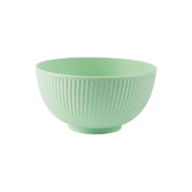 Vertical Stripe Plastic Bowl