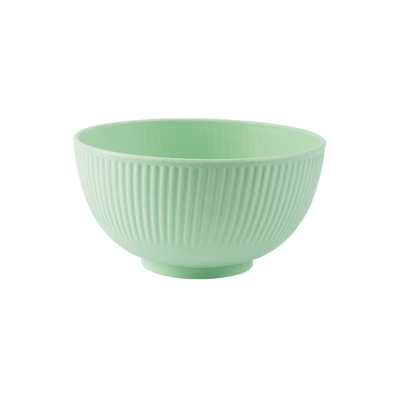 Vertical Stripe Plastic Bowl