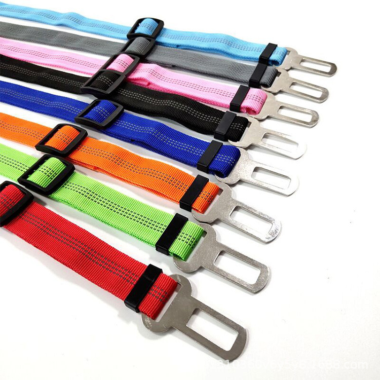 Reflective Elastic Pet Car Seatbelt