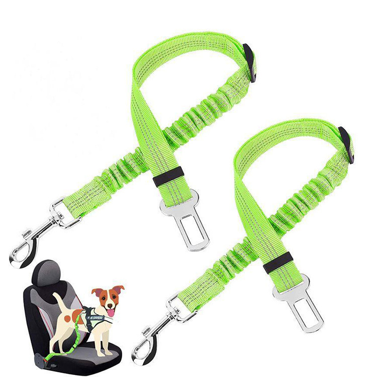 Reflective Elastic Pet Car Seatbelt