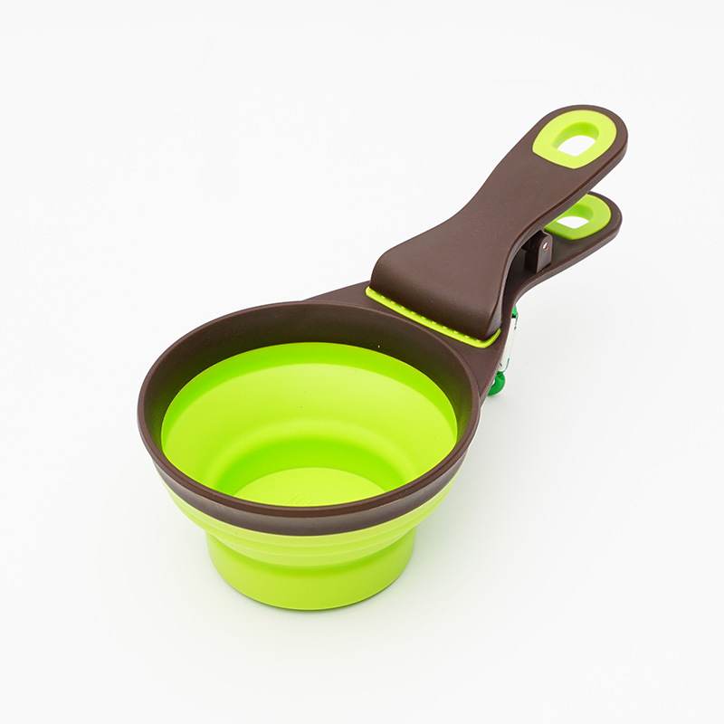 Silicone Collapsible Pet Food Scoop