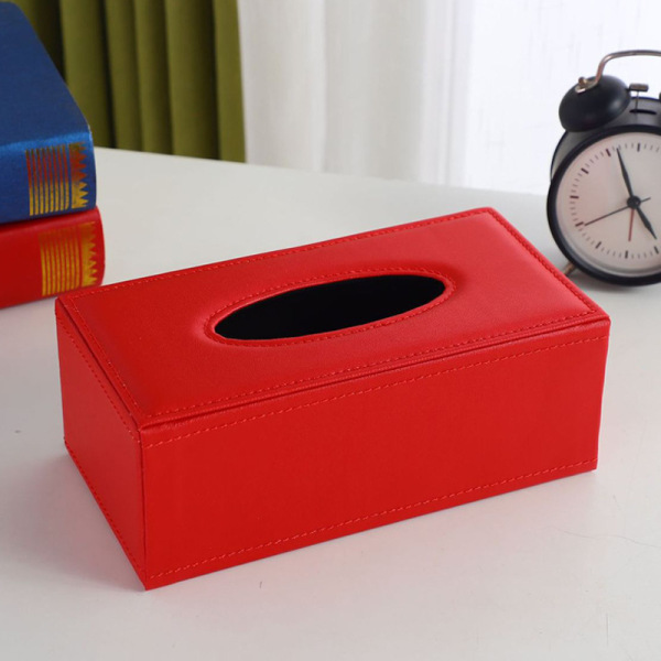 PU Leather Tissue Box