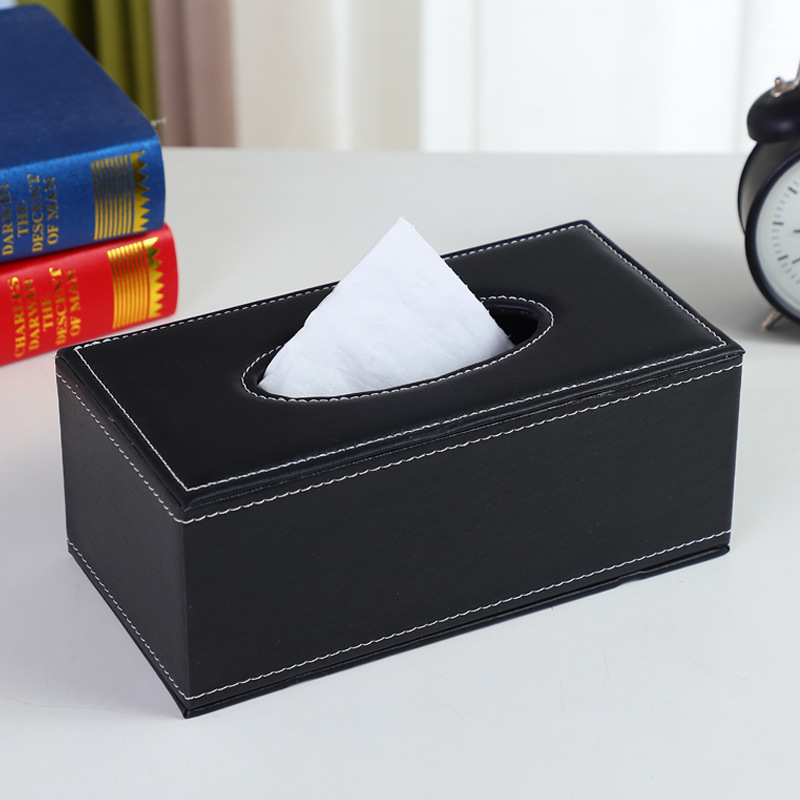 PU Leather Tissue Box