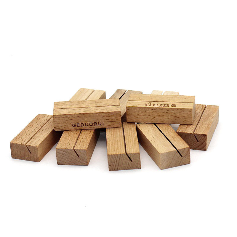 Wooden Price Tag Holder
