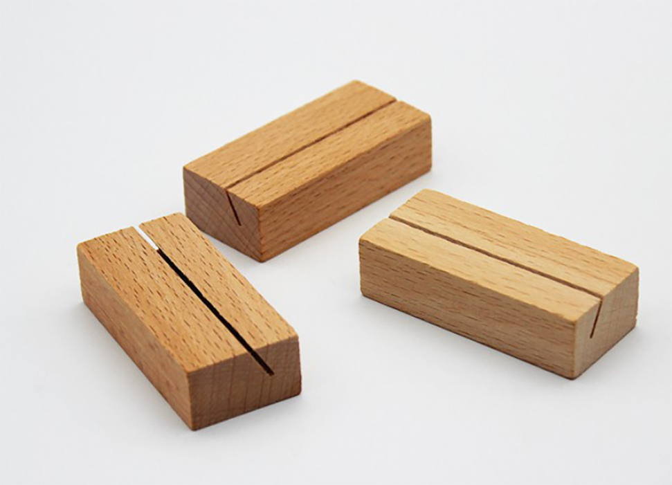 Wooden Price Tag Holder