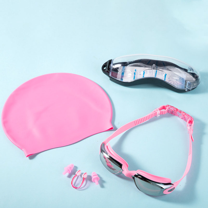 Swimming Goggles and Cap Set