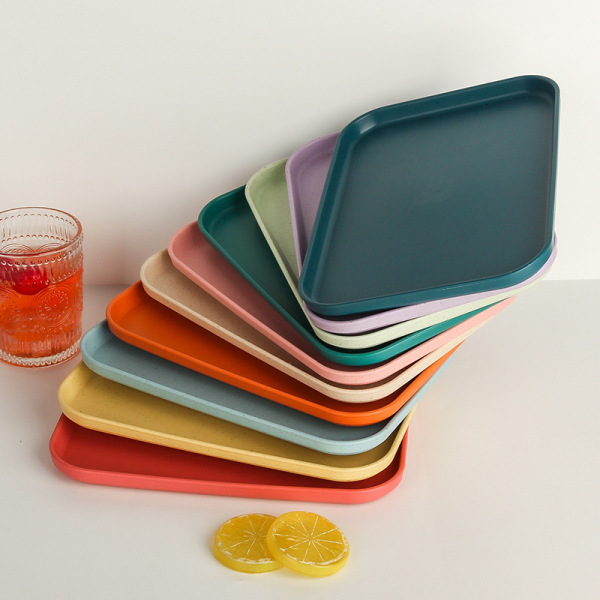 Wheat PP Rectangular Tray