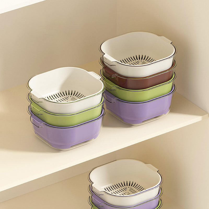 Double Layers Drain Basket