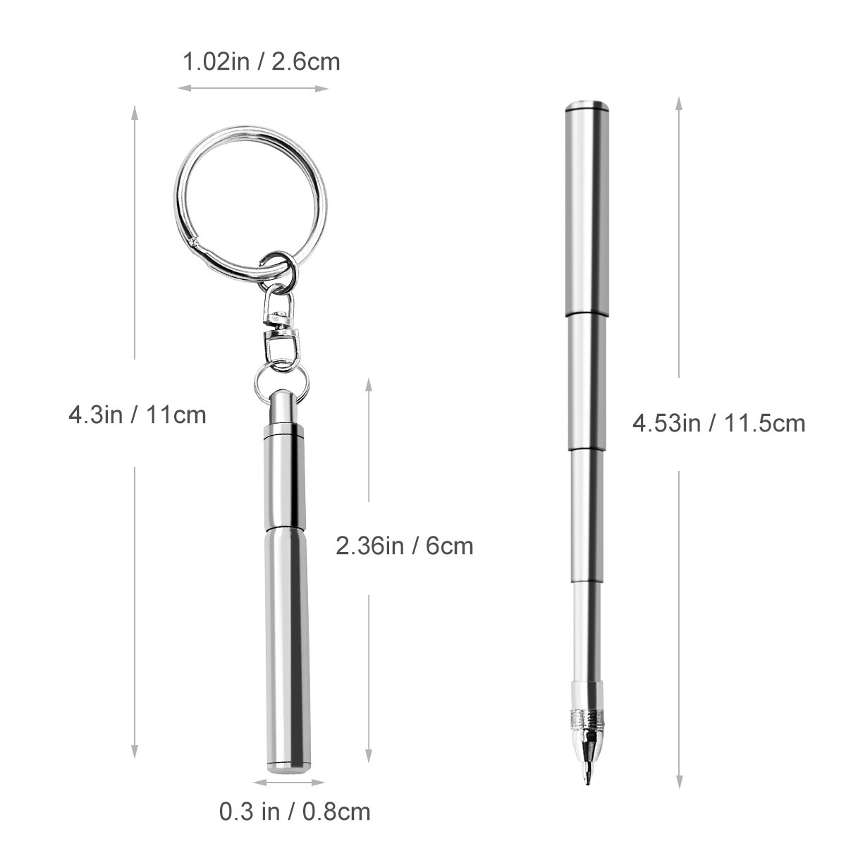 Keyring Telescoping Pen