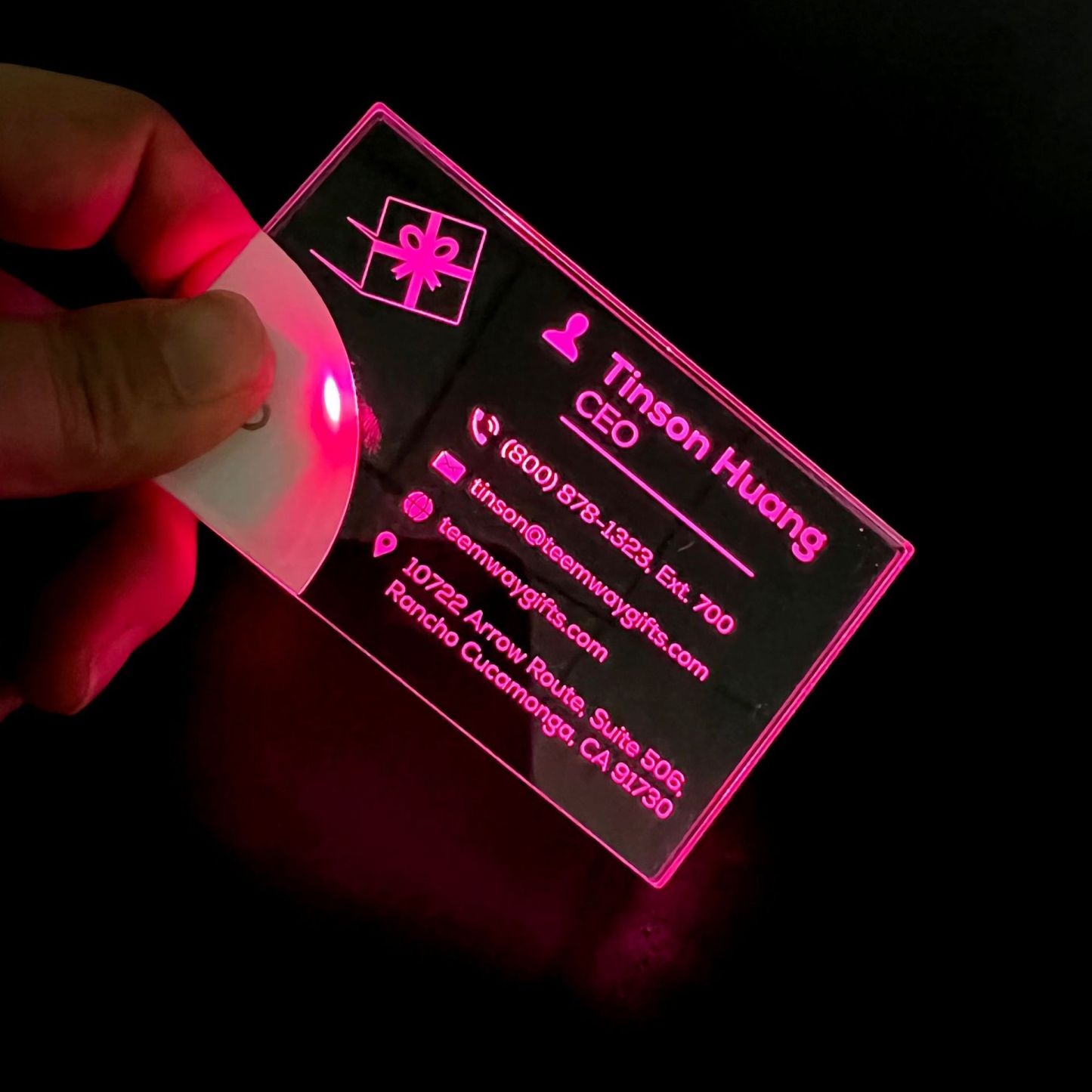 LED Business Card Light