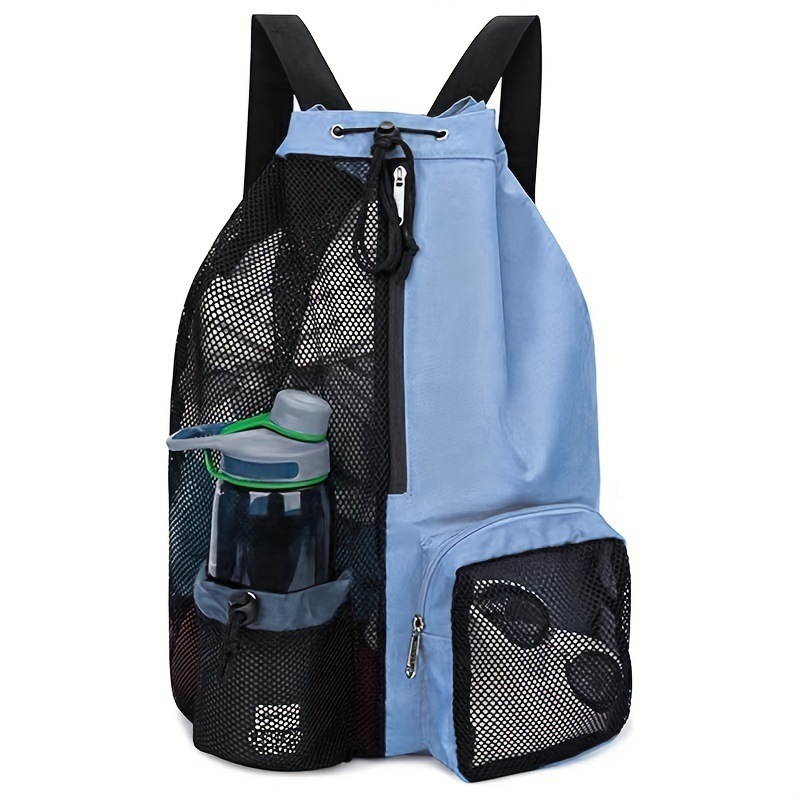 Mesh Drawstring Swim Backpack