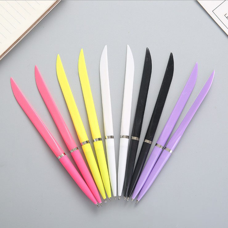 Flat Knife Package Opening Ballpoint Pen